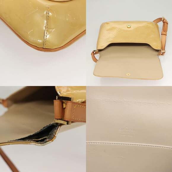 LOUIS VUITTON Monogram Vernis Thompson Street Bag Beige M91301 - Picture 11 of 13